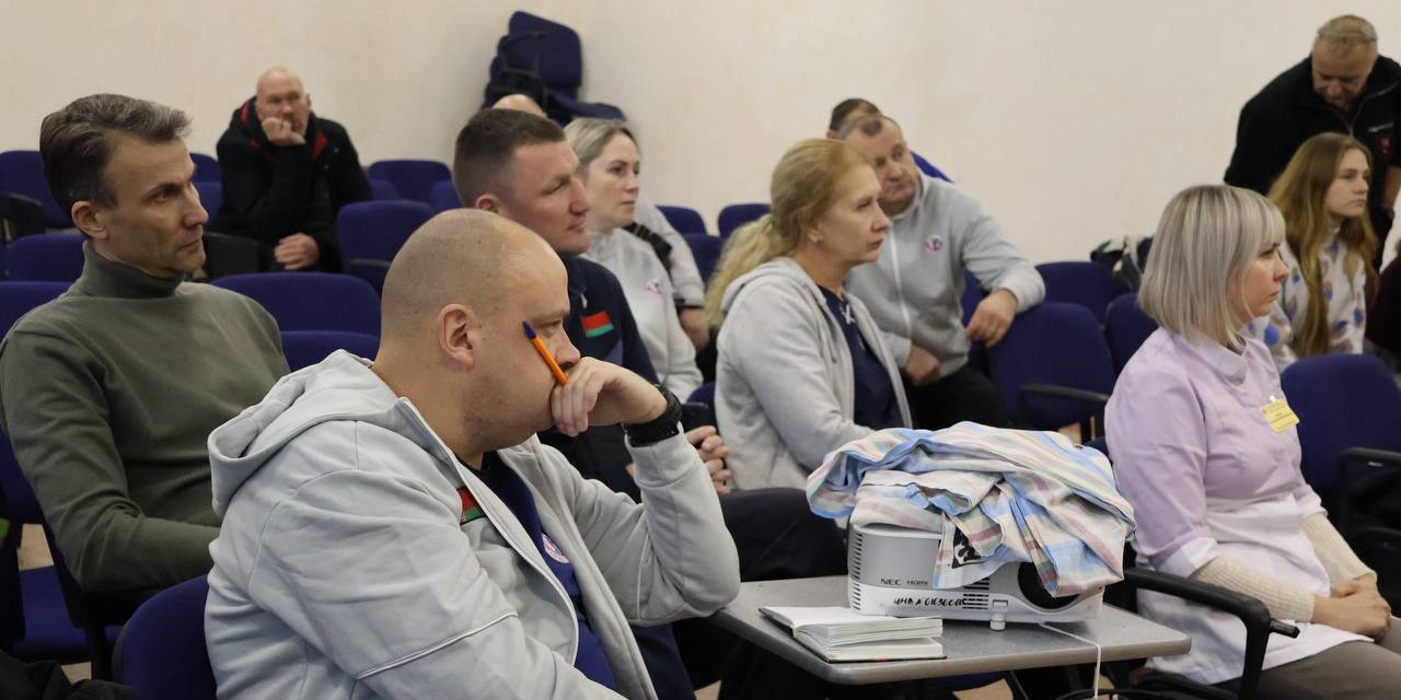 «ВК БРЕСТ» посетили практическое занятие в УЗ «Брестский областной диспансер спортивной медицины».